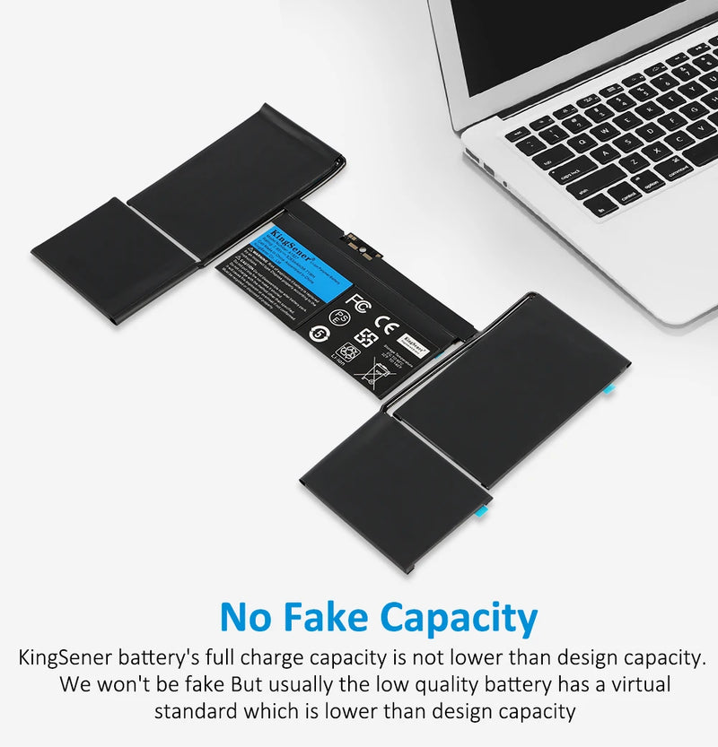 KingSener A1527 A1705 Laptop Battery for APPLE Macbook pro 12" A1534 2015 2016 2017 year  MF855 MJY32CH/A MK4M2 EMC2746 EMC2991