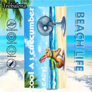 30*60inch Ultra-Soft Beach Towel with Cool Cucumber Bunny Beach Towel Summer Fun