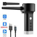 Electric Air Blower for Computer Cleaner,Cordless Air Duster,Replaces Compressed Air Can,Handy Dust for PC Keyboard Cleaning
