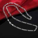 925 Sterling Silver 16/18/20/22/24/26/28/30 Inch Chains Necklace For Women Men Luxury Designer Jewelry Free Shipping ALIZERO