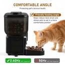 Automatic Cat Feeder Rechargeable Wifi Smart Pet Feeder App Controlled Cat Feeder With Camera Built-in Battery Cat Dog Feeder
