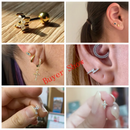 CANNER Ohrstecker 925er Silber Piercing Ohrringe für Damen Zirkonia 925 Sterling Silber Knorpelohrring Schmuck 1 Stück