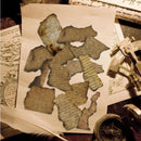 40pcs Retro Stamp Effect 2 Stickers Children's Diy Stationery Computer Stickers Student Stationery