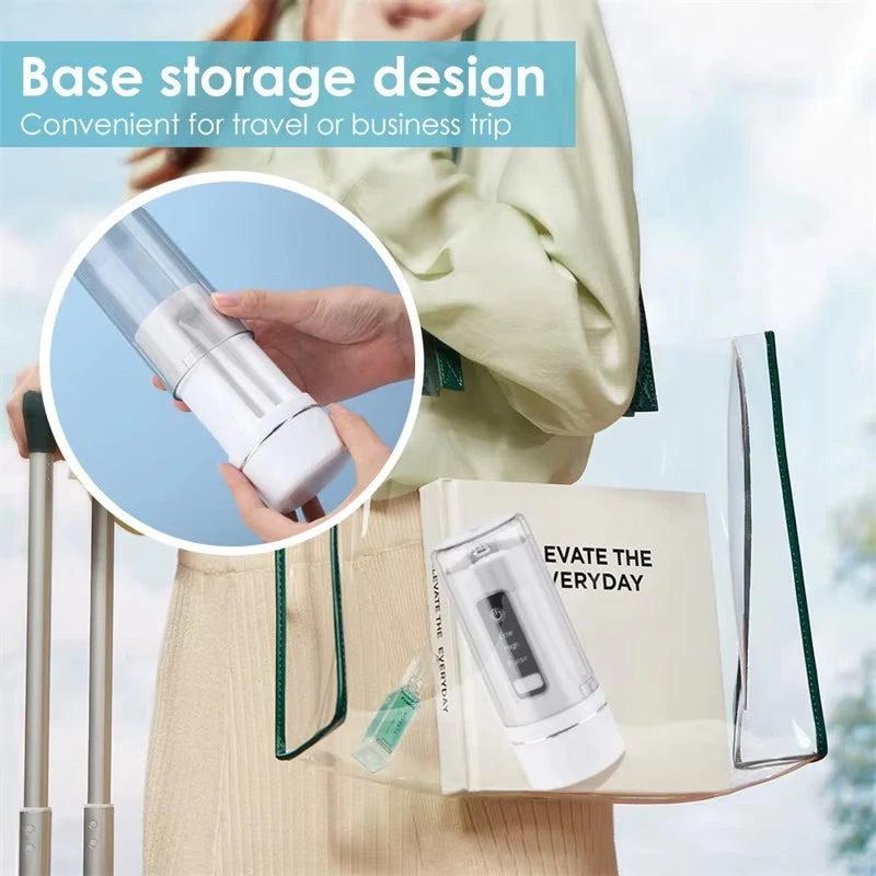 Xiaomi Electric Oral Irrigator Pulse Portable USB Rechargeable 200ML Multiple Gear Teeth Cleaner Waterproof Travelling 4 Nozzles