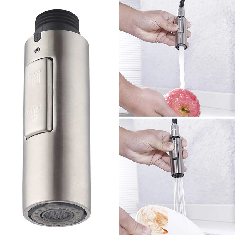 Pull Out Spray Shower Head G1/2'' Kitchen Sink Pull-out Faucet Nozzle Replacement Tap Sprayer Faucet Connector Kitchen Accessory