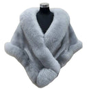 Classic Faux Fur Shawl Soft Dress Shawl Fine Touch Lady Wedding Dress Cape Warm Poncho  Cold Resistant