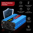 1600W/2200W/3000W/4000W Pure Sine Wave Inverter DC 12V/24V to AC 220V 50hz Power Inverter Charger Converter Adapter EU Socket