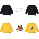 Kids Baby Girl Boy Customized Sweatshirt Add Your Text Image Long Sleeve Cotton Fleece Toddler DIY Pullover Hoodie Tops Clothes