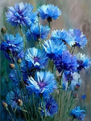 Momoart Malen nach Zahlen Blumen DIY Neuheiten Bild nach Zahlen Gerahmt auf Leinwand Ausmalen nach Zahlen Handgemachtes Geschenk