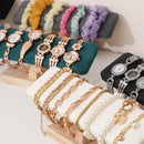 1pc Wooden Base T-Shaped PU Leather / Velvet Bracelet Display Rack Bangle Watch Hairband Jewelry Storage Stand Holder Organizer