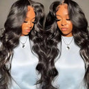 Brazilian Body Wave Human Hair Wigs Pre Plucked Hd Transparent 13x4 Lace Front Wig Bleached Knots Transparent Lace Frontal Wig