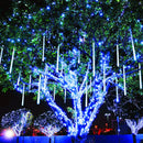 3pcs 24 Tubes Meteor Shower Rain LED String Lights Christmas Decorations Outdoor Street Garland Wedding Fairy Garden Decor 2023