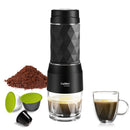 BioloMix Tragbare Kaffeemaschine Espressomaschine Handpresse Kapsel gemahlener Kaffeebrüher Tragbar für Reisen und Picknicks