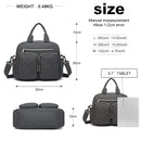 KONO Baby Diaper Bag Stylish & Walkable for Mom and Dad travel bag with Insulated Pockets for Vials & Snacks