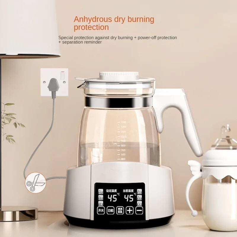 1.3L Infant Thermostatic Milk Regulator Kettle Hot Water Smart Insulation Pot Automatic Milk Warming Warm Milk Powder GL41