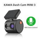 2K Mini Dash Camera For Car DVR KAWA MINI 3 Hidden Dash Cam Video Recorder Emergency Voice Control Night Vision WiFi APP Monitor