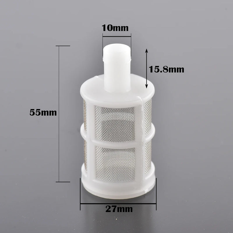 8mm 10mm 12mm Interface Stainless Steel Mesh Siphon Net Filter Irrigation Aquarium supplies Diaphragm Pump Filtration Supplies