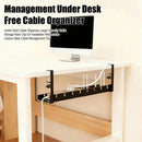 The Quiet Route | Retractable Clamp-On Under-Desk Cable Tray
