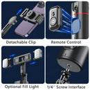 AXNEN AI Auto Following Gimbal Stabilizer 360 Rotation Phone Stand P02 Desktop Tracking Gimbal with Remote for Live Photography
