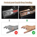 Silicone Threaded Heat Resistant Oven Rack Edge Protector Guard Cover Microwave Oven Anti-Hot Bar Kitchen Baking Accessories