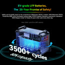 Oscal PowerMax 6000 Portable Power Station,3600 Wh LiFePO4 Battery Solar Generator  For Home Emergency, Outdoor Camping, RV Trip