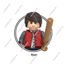 Hot Toys Movie Mini Action Figure Toys Wolverine Lady Deadpool Cowboy Kidpool X-23 Kimiko Human Torch Blade Building Blocks Gift