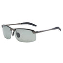 Photochrome Sonnenbrille Herren Polarisiert Fahren Chamäleon Gläser Männlich Farbwechsel Sonnenbrille Tag Nachtsicht Fahrer Brille