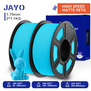 JAYO 2 Rolls 3D High Speed Matte PETG/PETG Filament 1.75mm 600mm/s Print Range High Flow Speedy PETG 3D Printer Filament for 3D