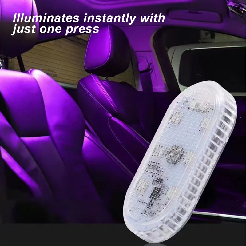 Multi Color Car Lights Wireless LED Touch Light Roof Ceiling Sensor Read Lamp Mini USB Charging Light Auto Interior Accsesories