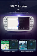 Hizpo 7 Inch Car Radio Multimedia for Ford Focus S-Max Mondeo Galaxy C-Max Kuga Navigation GPS Audio 2din Android 13 Autoradio