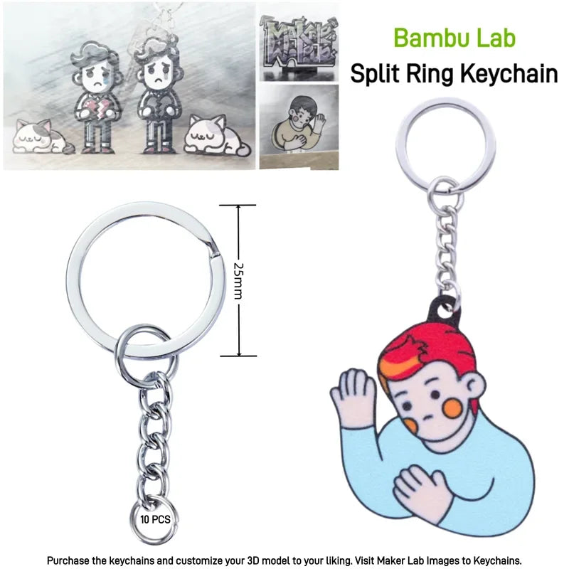 Bamboo lab 3D printing DIY creative model computer wireless mouse charger engine LED light hardware clock gifts 3D printer parts