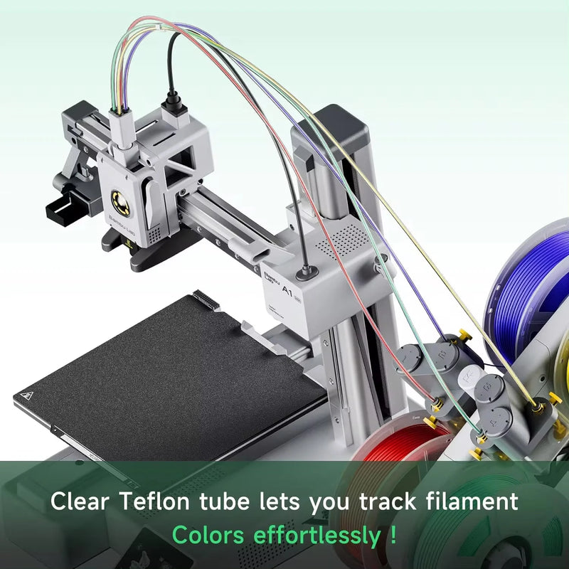 PTFE Tube for Bambu Lab P1P AMS A1 mini 3D Printer Teflonto Pipe Bowden Extruder 1.75mm Filament 2.5x4mm Bambulab 3D Accessories
