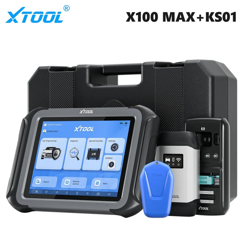 XTOOL X100 MAX Advanced IMMO Key Programmer All System Diagnostic ECU Coding 42 Service Bi-Directional Control Scanner x100 PAD3