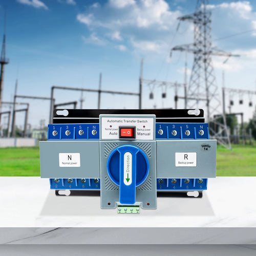 The Grid Sentinel | 4-Pole 63A Dual Power Automatic Transfer Switch 220V