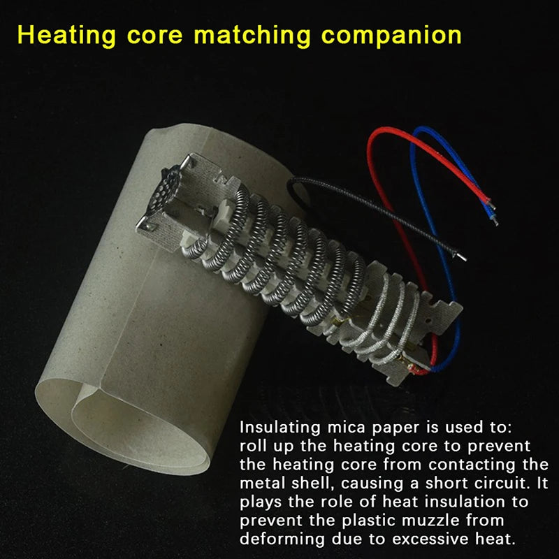 Hot Air Duct Mica Insulation Paper Insulation Paper High Temperature Resistant Soft Mica Paper Heat Accessories