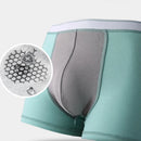 MiiOW 3Pcs Men Boxer Shorts Cotton Men's Panties Graphene Antibacterial Crotch Man Underpants Breathable Summer Men Boxer Briefs