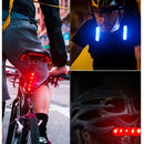 X-TIGER Fahrrad Rücklicht Wasserdichtes MTB Fahrradlicht USB Lade LED Fahrrad Rücklicht Flash Rückleuchte Sicherheits Warnlicht für Fahrräder