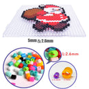 5mm/2.6mm 24/48/72 Farben Hama Perlen 3D Puzzle DIY Spielzeug Bügelqualität Garantie Bügelperlen Pädagogisches Handgemachtes Bastelspielzeug
