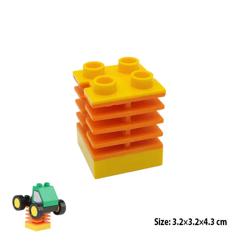 Children's Assembled Model Compatible Big Building Blocks Parts Figure Playground Animal Cooking Educational Toy For Kid Gift