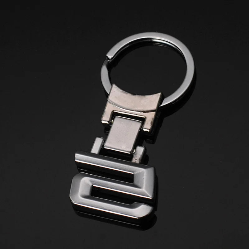 Car Keychain Holder Digital Key Ring Pendant Modified Digital Logo Metal For BMW X 1 3 5 6 7 8 Series Car Interior