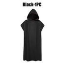 Quick-drying Changing Robe Quick Dry Bathrobe Hooded Absorbent Bath Towel Swimming & Fitness Super Absorbent Bathrobe