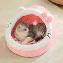 Cute And Soft Cat House Super Cat Bed Warm Deep Sleep Comfort  Cat Bed Pets Tent Cozy Cave Nest Small Dog Mat Bag