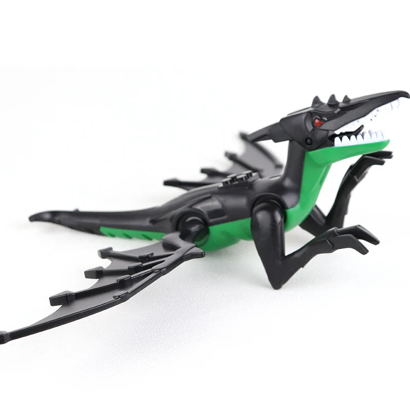 Jurassic Dinosaur Park Dinos World Building Blocks Animals Tyrannosaurus Rex Indominus I-Rex Blue Figures Triceratops Toys