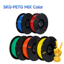 5KG Mix Colors PLA filament 1kg 1.75mm For 3D Printer PETG Material for 3D Printing filamento pla 3D Printer Filament