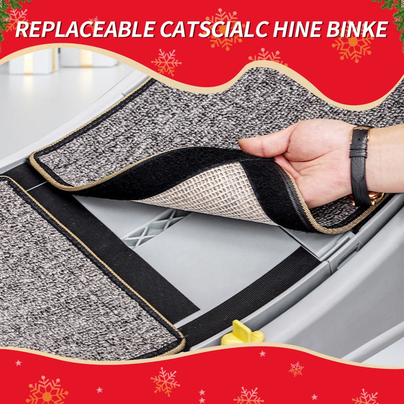 Treadmill for cats, treadmill for cats to parkour at home and small dogs, easy-to-assemble exercise rollers for cats, durable pl