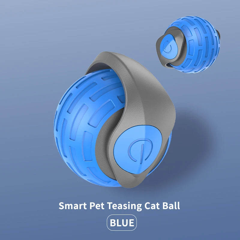 Speedy Tail 2.0 Interactive Cat Toy Rechargeable Smart Electric Rolling Ball with 2 Modes Automatic Simulated Tail for Cats