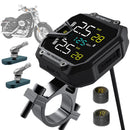 TPMS Motorcycle Tire Pressure Monitoring System With Exteral Sensors Smart Tyre Alarm Kit Universal Motorbike Accessories