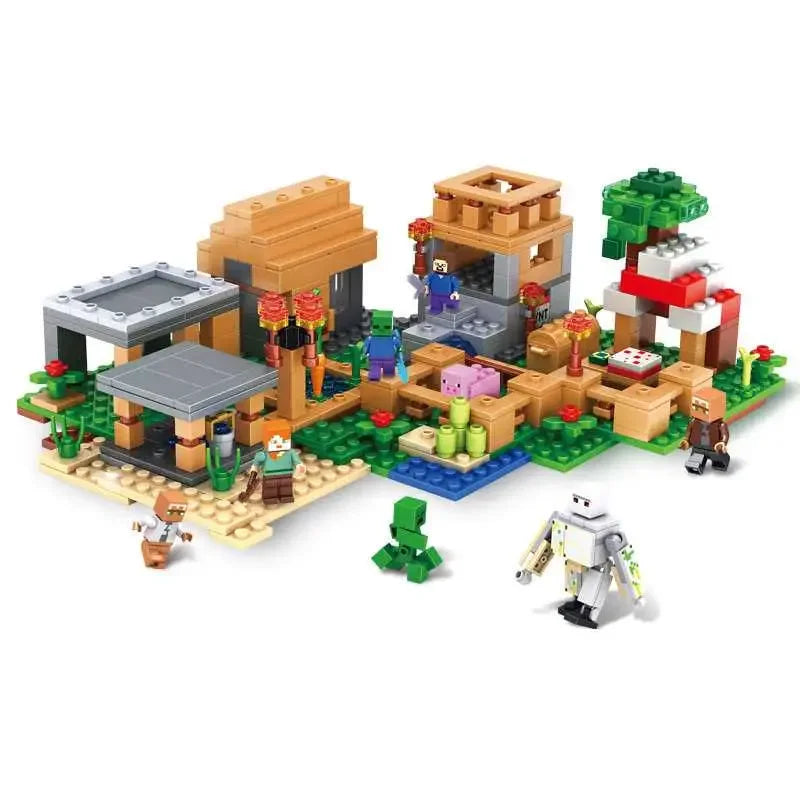 2659pcs Compatible 21137 myworld mountain cave building block  Bricks Gift Toys for Children Kids