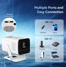 PROGAGA PG310 Smart Android Projector 4k 720P 300Ansi Allwinner H713 Projetor PG310 Home Theater Video Mini Portable Projector