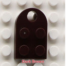 50pcs DIY Building Blocks 3176 Brick Heart Necklace/Key Ring Toys 2x 3 Heart-shaped Multicolor Educational Toy Gift for Children